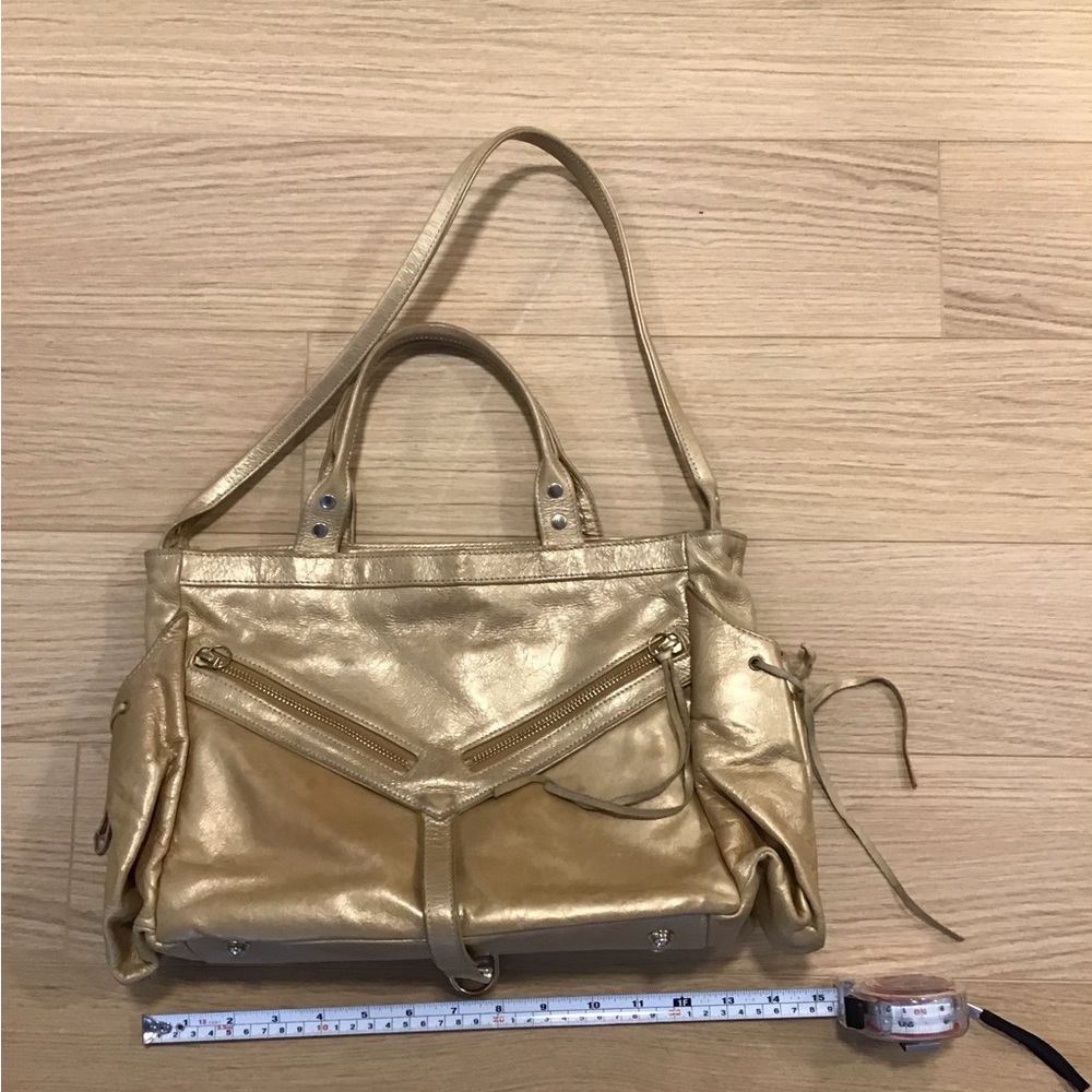 Botkier Gold Leather Women's Handbag